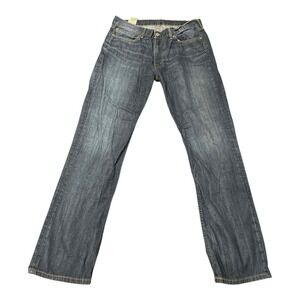 Levis‎ 514 Jeans Mens 36x34 Blue Denim Straight Leg Low Rise Zip Fly Classic